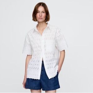 GAP x Doen Embroidered Blouse